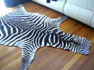 Newly listed BURCHELL AFRICAN ZEBRA SKIN RUG HIDE BRAND NEW AUTHENTIC