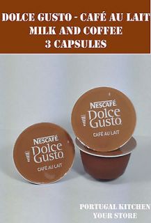 NESCAFE DOLCE GUSTO   Cafe Au Lait  Coffee with Milk   (6 24 Capsules