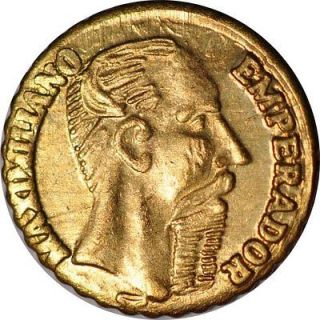 1865 MEXICANO 1 PESO GOLD 