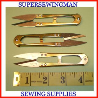 PCS. SEWING THREAD NIPPERS SNIPPERS TRIMMING SCISSORS first aid Gold