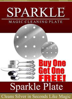GOLD & SILVER CLEANING PLATE. GET JEWELERY ONE **FREE**