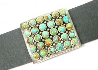 Sterling Silver Turquoise Ribbon Rectangle Slide