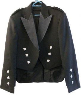 Charlie Scottish Kilt Jacket With Vest/Waistcoat   Sizes 20   34