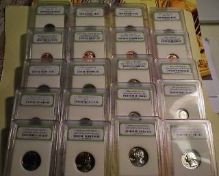 Random  Collection Set of 20 Assorted Coins Collector Slab