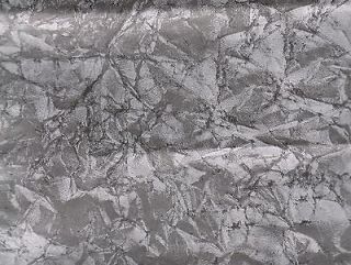 Faux Wallpaper / Contemporary Metallic Texture Like Silver Sidewall