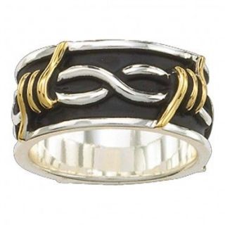Montana Silversmiths Barbed Wire Ring (RG61491)