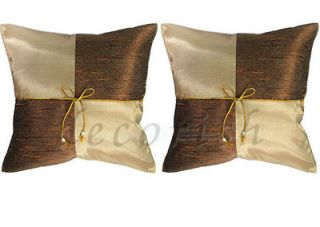 SOFA COUCH DECORATIVE PILLOW CASES 16x16 CUSHION COVERS VEGAS GOLD