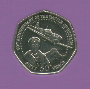 2000 Guernsey 60th Anniversary The Battle of Britain Coin Gift in
