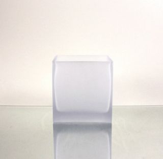 144 square frosted glass wedding event decoration tealight candle