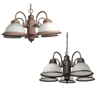 Oil Rubbed Bronze Or Cobblestone 5 Light Chandelier 24 *Your Choice*