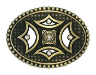 NEW Antique Gold Brass Celtic Four Seasons Iron Cross Mens Womens Belt