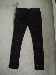 RAREiron fist rip my heart out skinny jeans size 34