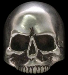 STERLING SILVER KEITH RICHARDS SKULL RING   ALL SIZES