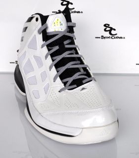 Adidas Crazy Shadow mens basketball shoes white black adizero NEW