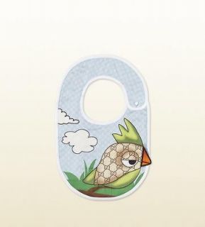 Gucci gucci Zoo Bib With Bird Print NEW