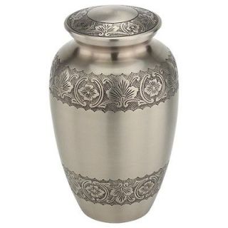 Elegant Pewter Cremation Urn for Ashes