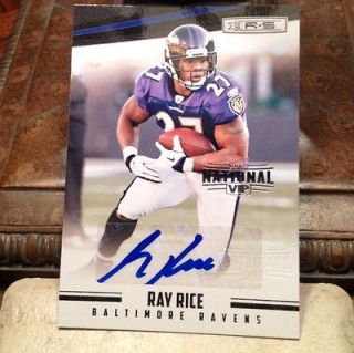 2012 National VIP Gold Redemption Ray Rice 1/1 Panini R&S Auto