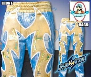 WWE Blue Sin Cara Replica Kid Size Pants by Figures Toy Company