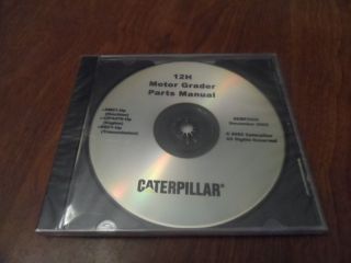 OEM Caterpillar 12H Motor Grader Parts Catalog Manual Disc CD #