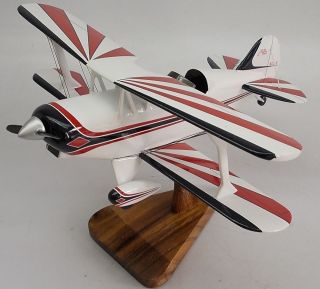 Aerobatic Pitts Special S 1S Airplane Wood Model Big