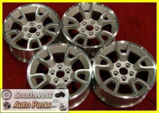 10 11 FORD RANGER 4X4 16 MACHINED SILVER TAKE OFF WHEELS OEM RIMS 3667