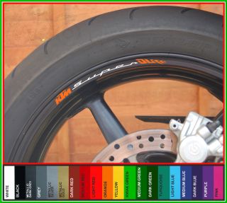 990 Wheel Rim Decals Stickers Super Duke R 05 06 07 08 09 10 11