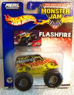 Hot Wheels Monster Jam Truck Retired Flashfire 33