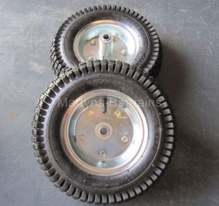 Replacement 13 inch Pneumatic Wheels for Garden Trolleys Carts Go