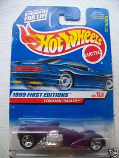 Hot Wheels 1999 First Edition 15 26 Screamin Hauler