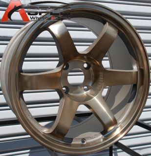 17x9 Rota Grid Wheels 4x100 Rim Et 25mm Sport Bronze