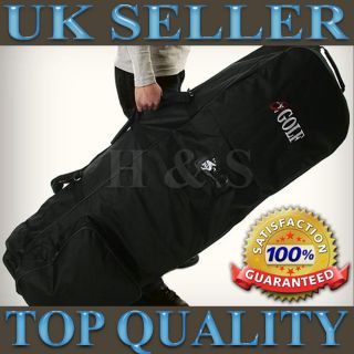 Padded Golf Bag Travel Cover Case Wheels Flight Carrying Coverall
