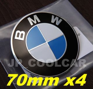 X4 Genuine BMW 70mm Wheel Center Emblem E39 E60 E90 M5