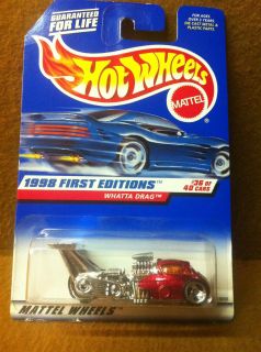 Hot Wheels 1998 First Editions Whatta Drag 36 of 40 Cars Collector 673