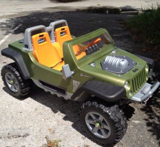 Power Wheels Fisher Price Monster Traction Jeep Hurricane Green Car
