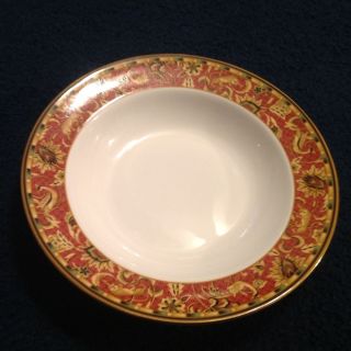 Wedgwood Persia Pattern Rim Soup Bowl Fine English Bone China