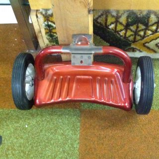 Old Vintage Antique Tricycle Part Rear with Wheels