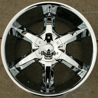 Akuza Lacuna 760 22 Chrome Rims Wheels Charger Hemi 5 7L 22 x 9 5 5H
