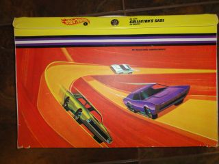 1968 Mattel Hot Wheels 48 Cars Redline Collectors Case Sticker plastic