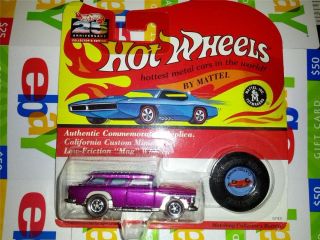 HOT WHEELS CLASSIC NOMAD REDLINE 25TH SERIES ALIVE 55 CHEVY LIMITED