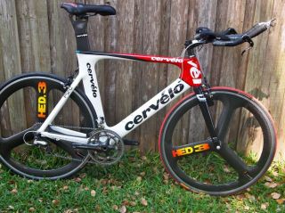 2008 Cervelo P2 58cm Dura Ace with Hed Wheels