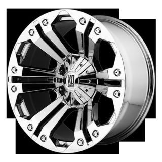 Monster Chrome Rims Tires Nitto Terra Grappler 325x65x18 Wheels