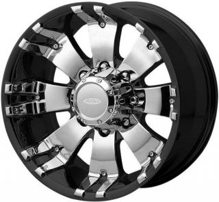20 inch DIAMO 8 Karat Black Wheels Rims 8x170 10 Ford F250 F350