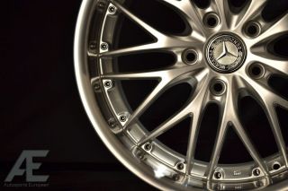18 inch Mercedes CLK320 CLK350 CLK55 Wheels Rims GT1 Silver