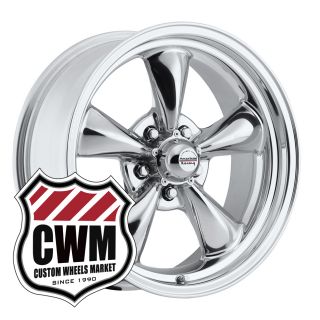 Polished Aluminum Wheels Rims 5x4 75 for Chevy Nomad 55 61