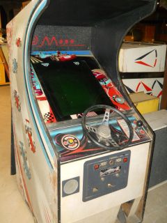 1975 Midway Wheels Video Arcade Game Machine