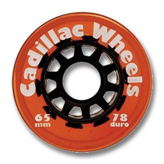 Cadillac Skateboard Wheels 65mm 78A Amber
