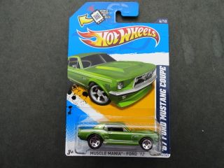 Hot Wheels 2012 Muscle Mania Ford Wal Mart Exclusive 67 Mustang Coupe