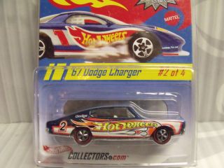 HOT WHEELS 2002 ED WATTS RACE TEAM SERIES 67 DODGE CHARGER 2 4 RED