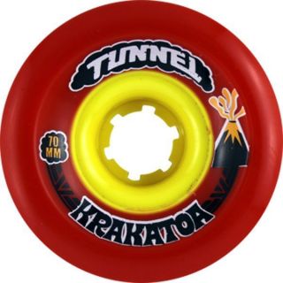 Tunnel Krakatoa Skateboard Wheels 70mm 81A Red