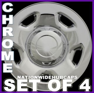 Chrome Wheel Skins 5spoke Hub Caps Rim Covers Steel Wheels Lug